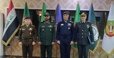 دیدار رئیس دانشکده بین‌الملل دانشگاه عالی دفاع ملی با معاون آموزش ارتش و رییس دانشگاه دفاع ملی و تحقیقات نظامی عراق