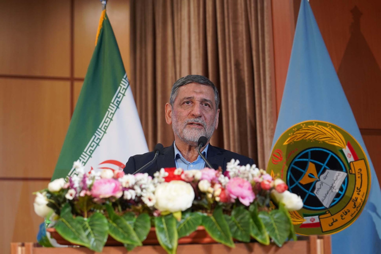 دکتر محمدحسین صفارهرندی عضو مجمع تشخیص مصلحت نظام در جمع دانش آموختگان دانشگاه عالی دفاع ملی