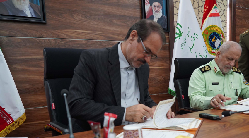 امضای تفاهمنامه همکاری علمی ـ پژوهشی میان دانشگاه عالی دفاع ملی و سازمان بازرسی کل کشور